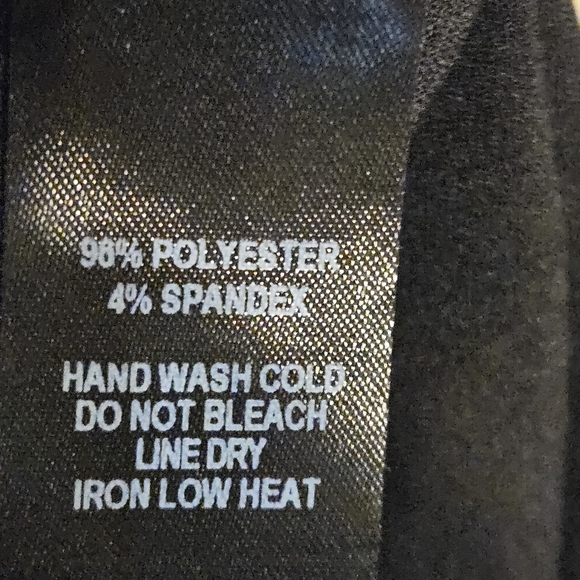 Lulu's SZ L Black Bright & Breezy Tie Front Culotte Wide Leg Side Slit Pants - Picture 14 of 14